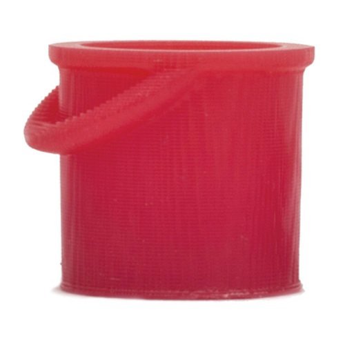 Red Fire Bucket - 3D Printed -- pkg(8), O, Atlas O 4002039