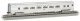 85′ Fluted-Side Coach with Interior Lighting - Ready-to-Run -- Atchison, Topeka & Santa Fe 30, N, Bachmann Industries 14755