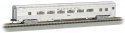 85′ Fluted-Side Coach with Interior Lighting - Ready-to-Run -- Atchison, Topeka & Santa Fe 30, N, Bachmann Industries 14755