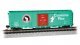 Track Cleaning 50′ Plug-Door Boxcar - Ready to Run -- Great Northern 36871 (Jade Green, red, , N, Bachmann Industries 16373