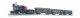 White Pass & Yukon -- 2-6-0 Loco, Wood Combine, Wood Coach 56 x 38′ Track Oval, Power Pack, On30, Bachmann Industries 25024