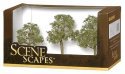 Elm Trees - SceneScapes(TM) -- 3 to 4′ 7.6 to 10.2cm pkg(3), HO, Bachmann Industries 32008