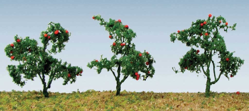 Fruit Bush -- 3/4′ Tall pkg(18), HO, Bachmann Industries 32510