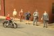 SceneScapes(TM) Figures -- City People with Motorcycle pkg(7), HO, Bachmann Industries 33101