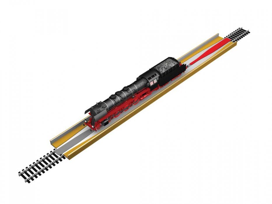 Powered Railer-Rerailer -- 19-7/8′ 48cm Long, HO, Bachmann Industries 39025