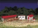 Plasticville Classic Kit - Farm Buildings w/Animals, HO, Bachmann Industries 45152