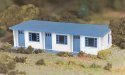 Plasticville U.S.A.(R) Classic Kits -- Motel (White, blue), O, Bachmann Industries 45616