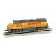 EMD GP40 - Econami Sound and DCC -- Union Pacific 678 (Armour Yellow, gray, red), N, Bachmann Industries 66357