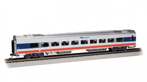 Siemens Venture Coach - Amtrak Version - Ready to Run -- Amtrak 4008 (Midwest Scheme silver,, HO, Bachmann Industries 74503