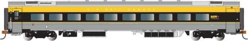 Siemens Venture Coach - VIA Version - Ready to Run -- VIA Rail Canada 2701 (gray, black, yell, N, Bachmann Industries 74559