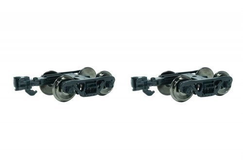 Roller Bearing Freight Car Trucks w/Metal Wheels -- 1 Pair, G, Bachmann Industries 92430
