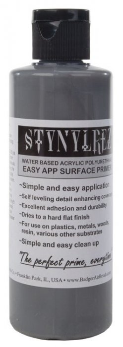 Primer - 4oz 118mL - Modelflex Paint -- Gray, All Scales, Badger Air Brush Co 402