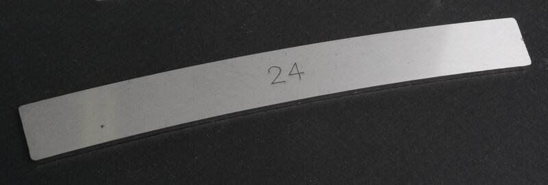 5` Curved Track Alignment Gauge -- 24` Radius, HO, Ribbonrail 24