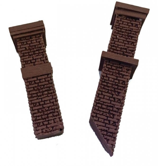 Tall Aged Chimneys -- pkg(2), O, Bar Mills LLC 4033