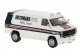 1970s GMC Verdura Cargo Van - Assembled -- Rothmans Opel Teams (white, black, red), HO, Brekina Automodelle 18257