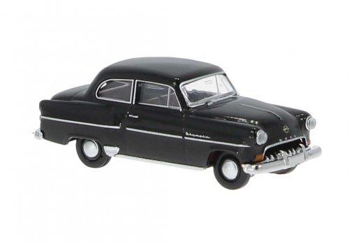 1953-1954 Opel Olympia Sedan - Assembled -- Black, HO, Brekina Automodelle 20241