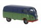 1950-1954 Volkswagen T1a Kasten Cargo Van - Assembled -- Economy (blue, green), HO, Brekina Automodelle 32075