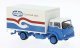 1960 Bedford TK Box-Body Truck - Assembled -- Bird′s Eye (blue, white, red), HO, Brekina Automodelle 35924