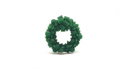 Holiday Wreath -- Unpainted pkg(5), N, All Scale Miniatures 16001028