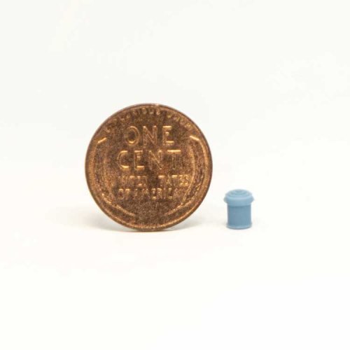 Trash Can with Lid -- pkg(5), N, All Scale Miniatures 1600846