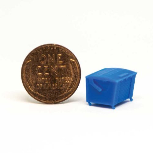 Dumpster -- Square Rear Load without Casters, N, All Scale Miniatures 1601649