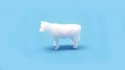 Cows -- Unpainted pkg(5), HO, All Scale Miniatures 870977