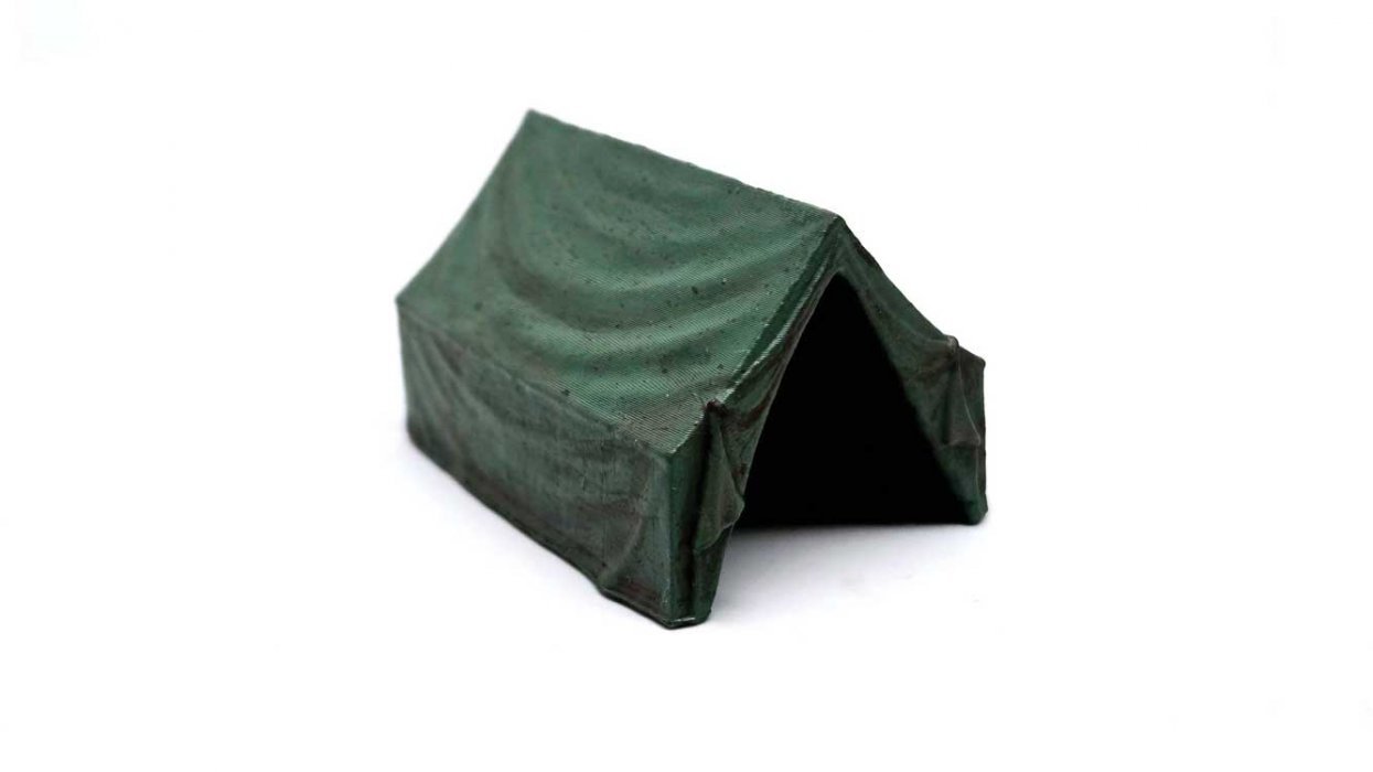 Tent -- Unpainted, HO, All Scale Miniatures 8711034