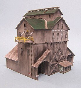 Cash Mine Works Ore House -- Kit - 7-1/2 x 8-1/2′ 18.7 x 21.3cm, HO, Blair Line 186