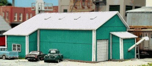 Farmer`s Fertilizer Bulk Plant -- Kit - 7-3/8 x 7-5/16` 18.8 x 18.5cm, HO, Blair Line 2007