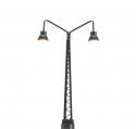 Lattice Boom Double-Arched LED Light with Plug and Socket Base -- 2-3/4′ 7cm, N, Brawa Modellspielwaren 83011