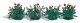 Dahlias - Assembled -- pkg(44), HO, Busch Gmbh & Co Kg 1244