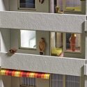 Interior Furnishing Detail Set -- Sofa, Entertainment Center, Stove/Oven, Counter, 3 Unpainted, HO, Busch Gmbh & Co Kg 1992