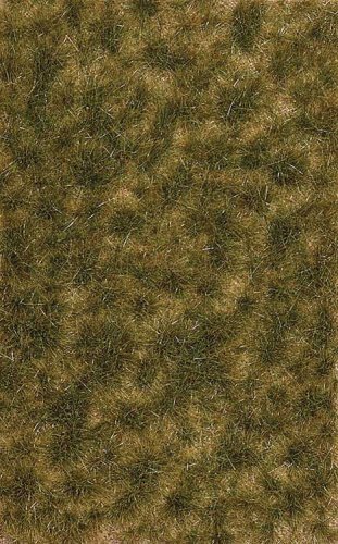 Grass Tuft Sheet -- 2-Color Long Late Summer Tufts 1/4` .6cm Tall, 5-7/16 x 3-7/16` 13, All Scales, Busch Gmbh & Co Kg 3538