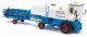 1982 Fortschritt E 514 Farm Combine Head, Trailer and Driver - Assembled -- White, Blue, Red, HO, Busch Gmbh & Co Kg 40176