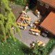 Beer Grill w/Benches & Tables, HO, Busch Gmbh & Co Kg 7782