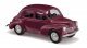 1958 Renault 4 CV Sedan - Assembled -- Red, HO, Busch Gmbh & Co Kg 89110