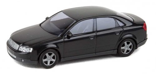 Audi A4 Economy - Assembled -- Black, HO, Busch Gmbh & Co Kg 89132