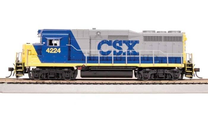 EMD GP30m Low Nose - Sound and DCC - Paragon4(TM) -- CSX 4224 (YN2, gray, blue, yellow), HO, Broadway Limited Imports 7568