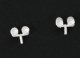SP Frog-Eye Caboose Marker Lights -- 1 Pair, HO, Details West 380