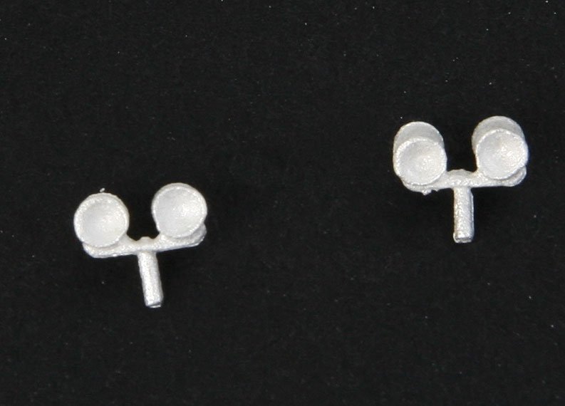 SP Frog-Eye Caboose Marker Lights -- 1 Pair, HO, Details West 380