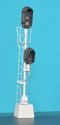 General Railway Signal Style D 2-Headed Style D Block Signal - Assembled -- 3-Over-2 Aspect with Snow, HO, Details West 944