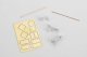 Racor 112 Switch Stand w/Etched Targets -- pkg(2), HO, Details West 961