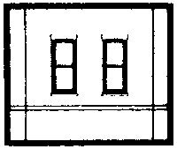 Modular Building System(TM) -- Dock Level Wall Sections w/Rectangular Windows - Kit, HO, Design Preservation Models 30133