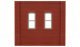 Modular Building System(TM) -- Dock Level Wall Sections w/Rectangular Windows - Kit, HO, Design Preservation Models 30133