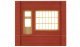 Modular Building System(TM) -- Dock Level Wall Sections w/Steel Sash Entry - Kit, HO, Design Preservation Models 30172
