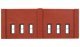 N Scale Modulars System(TM) (Plastic) -- Street level Windows pkg(3) 3-1/2′ Wide x 1-1, N, Design Preservation Models 60103