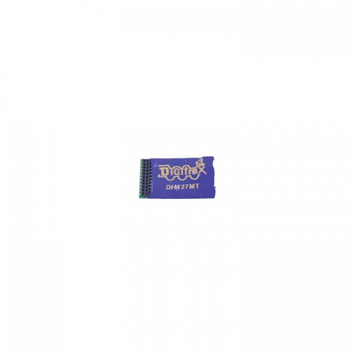 DH127MT Mobile DCC Decoder -- 21MT Interface, 1 Amp, 2 FX7 Functions, HO, Digitrax DH127MT