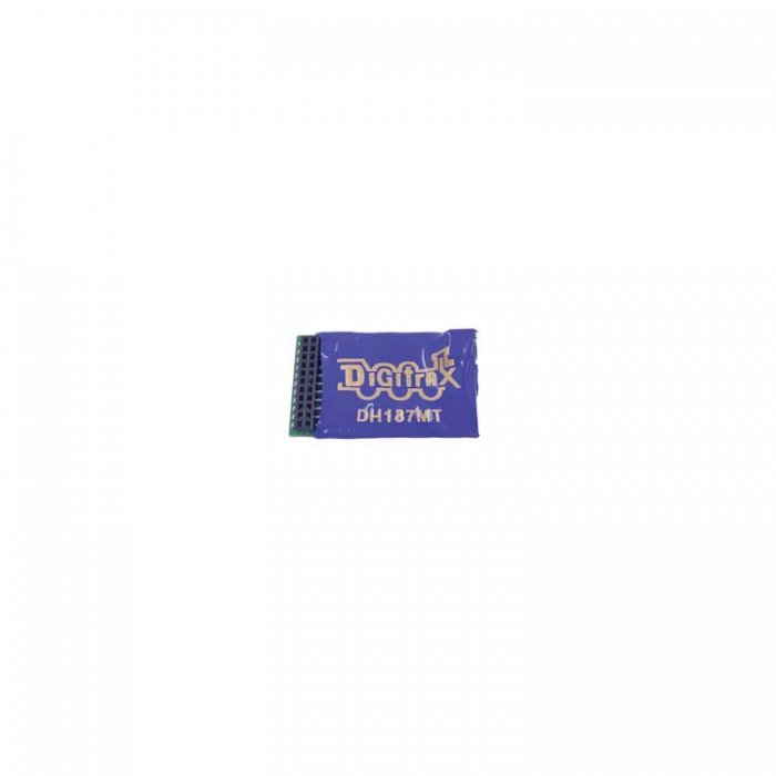 DH187MT Mobile DCC Decoder -- 21MT Interface, 1 Amp, 8 FX7 Functions, HO, Digitrax DH187MT