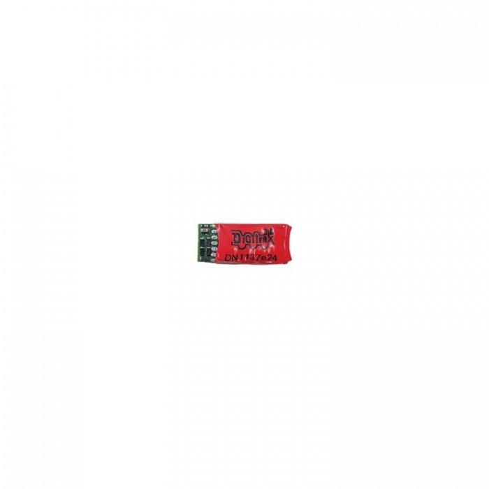 DN1137E24 Mobile DCC Decoder -- E24 Socket Interface, 13 FX3 Functions, N, Digitrax DN1137E24