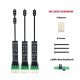 SNABC Turnout Signaling Kit -- Includes 1 Dual-Head and 2 Single-Head Signals, 3 SMP1 Mounting Brackets, N, Digitrax SNABC